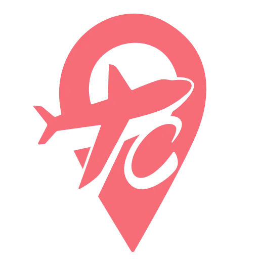 Travel Chick Travel Pin Logo Favicon