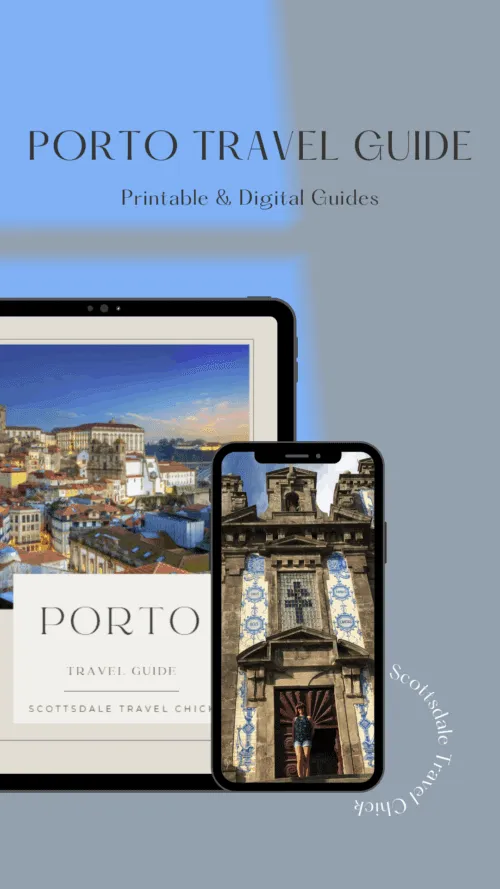 Porto travel guide, digital and printable options.