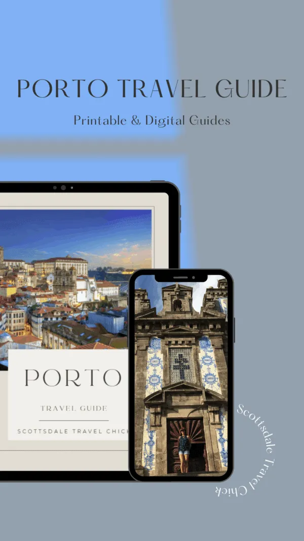 Porto travel guide, digital and printable options.